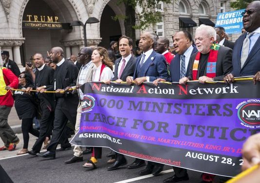 Clergy March in Washington for racial justice